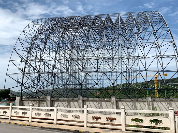 上虞山寨矿储煤棚网架